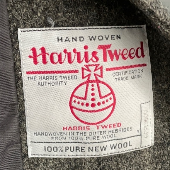 Rag & bone Harris Tweed jacket w‎ leather sleeves size 2 - Picture 14 of 16